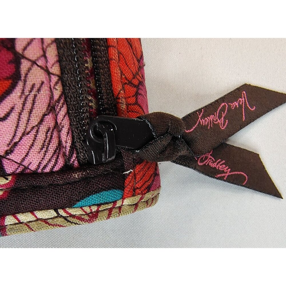 Vera Bradley Mod Floral Quilted Euro Wallet Floral Circle Pattern Boho Colorful - Picture 13 of 15